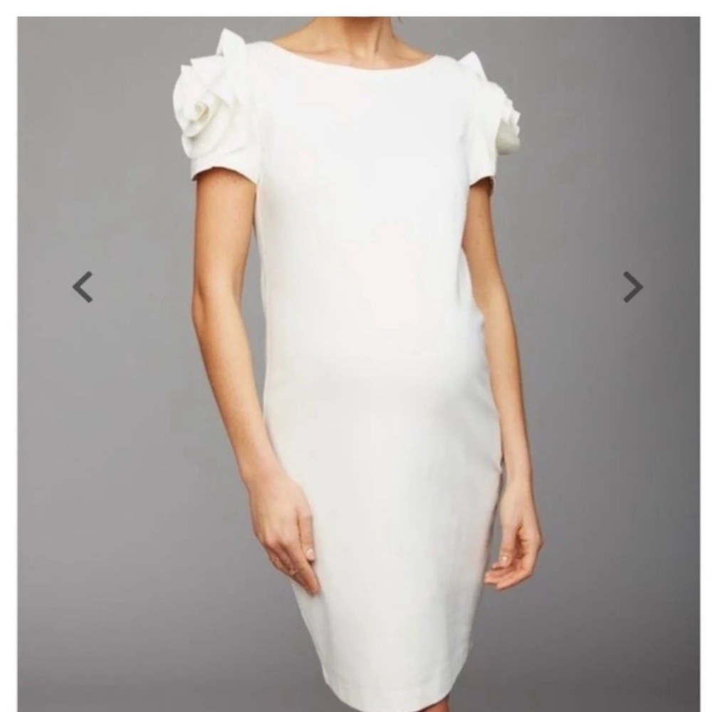 Pietro Brunelli White Maternity Dress
